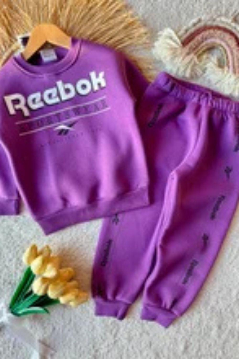 Unisex 3 İplik Şardonlu Mor Rb Takım