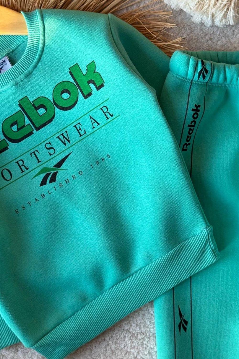 Unisex 3 İplik Şardonlu Yeşil Rb Takım