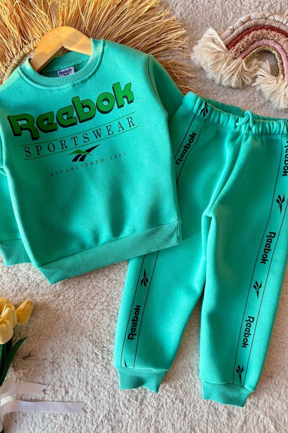 Unisex 3 İplik Şardonlu Yeşil Rb Takım