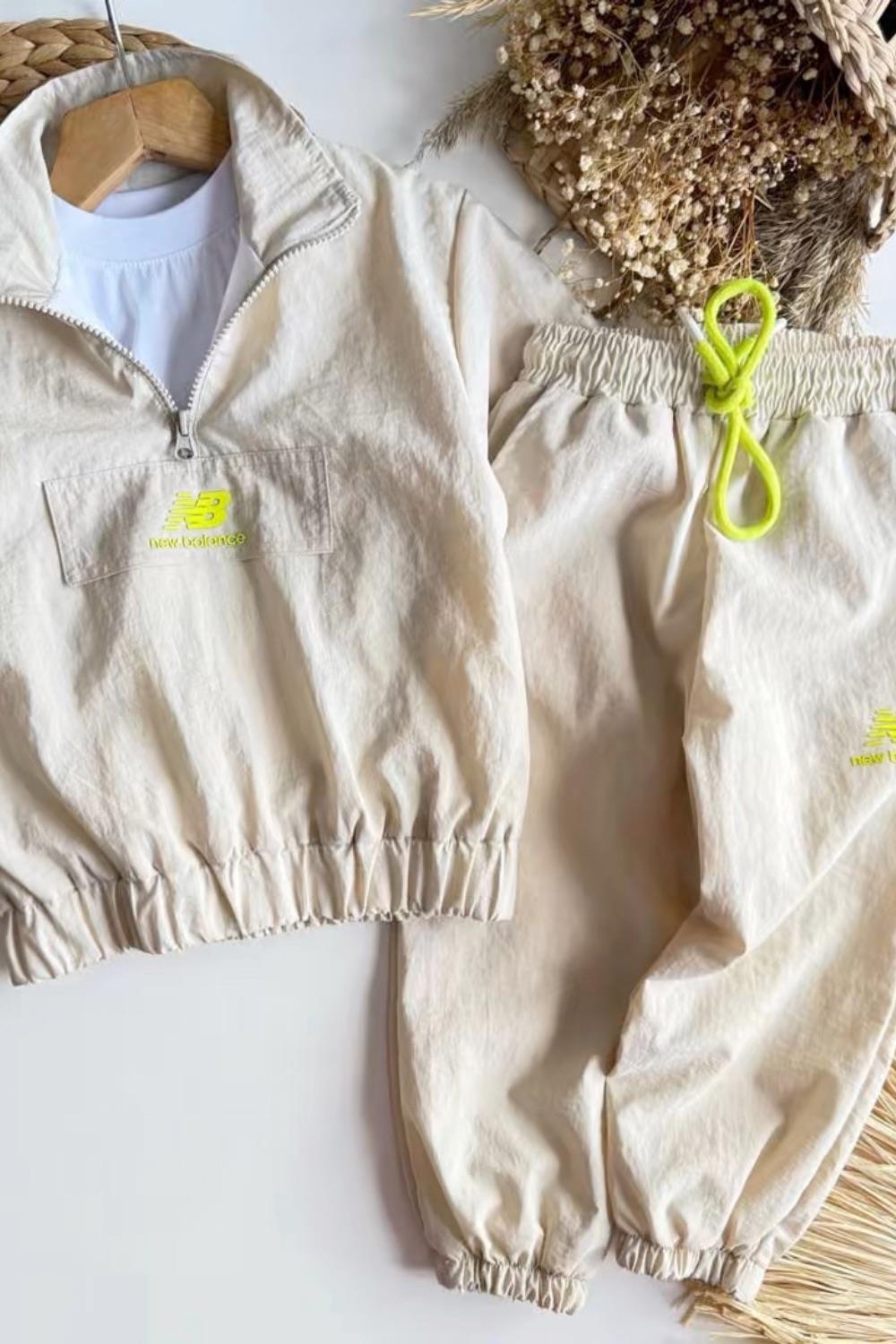 Unisex Astarlı Su Geçirmez Bej NB Takım