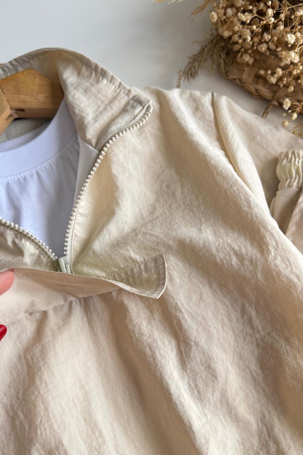 Unisex Astarlı Su Geçirmez Bej NB Takım