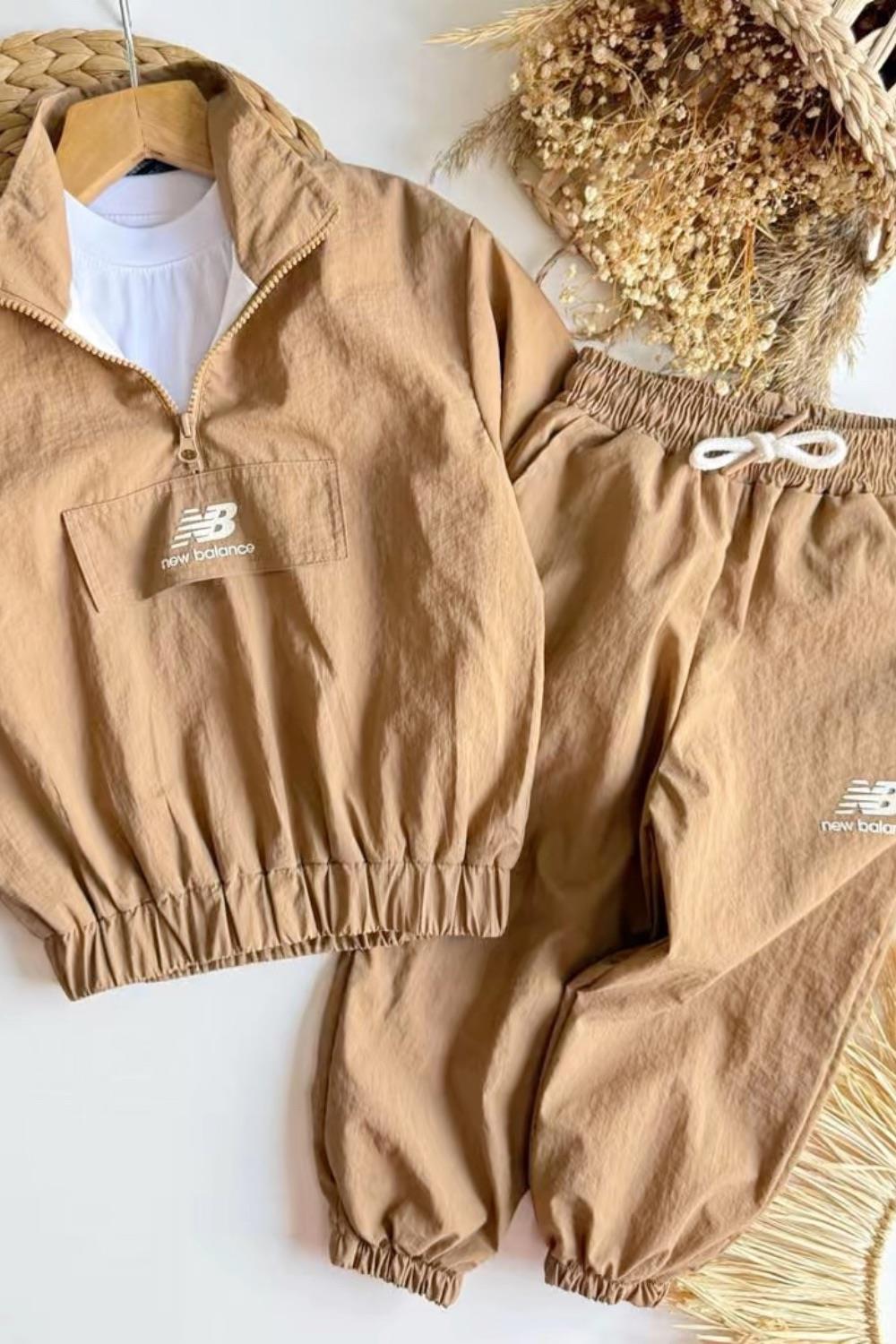 Unisex Astarlı Su Geçirmez Kahve NB Takım