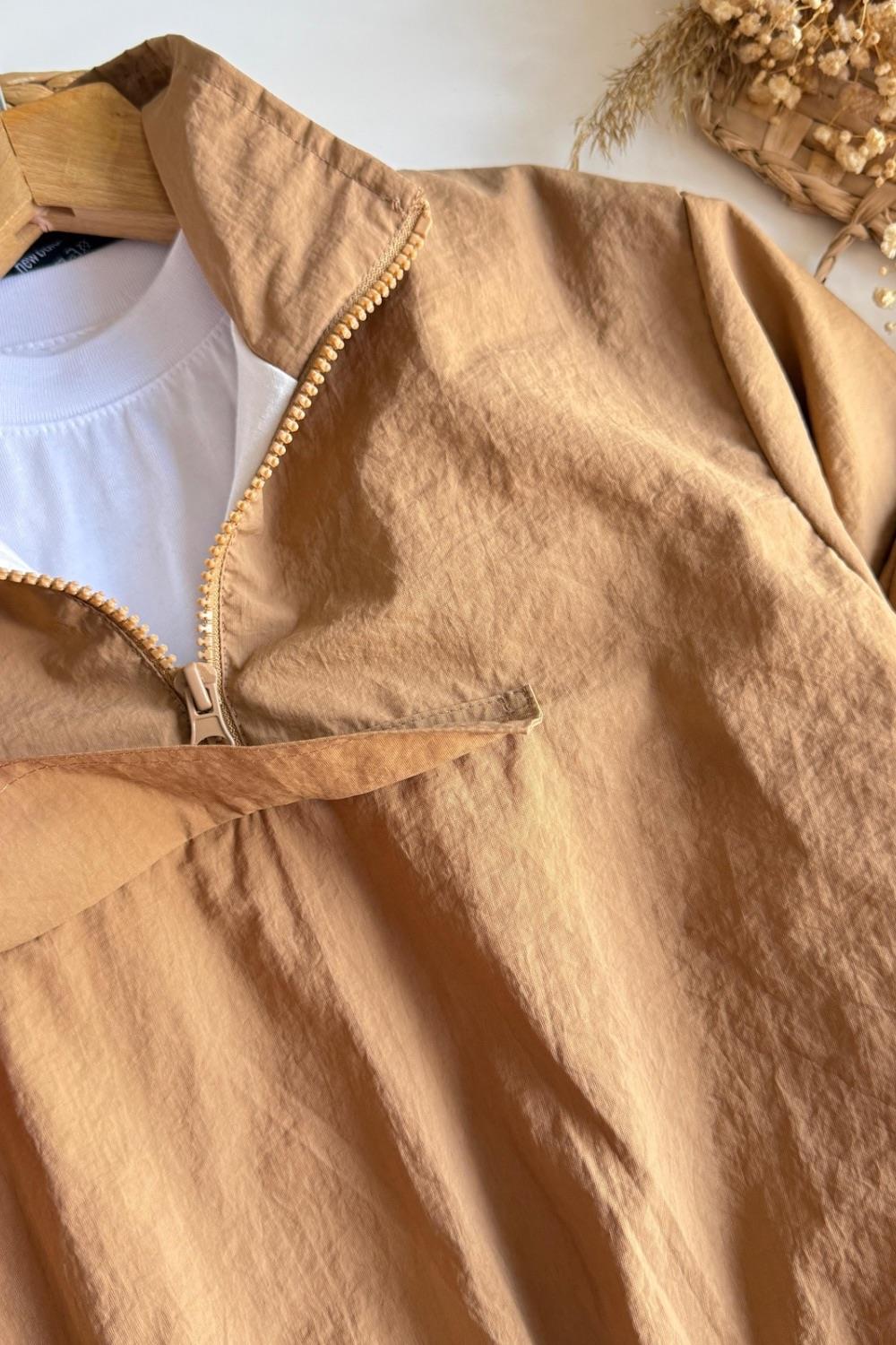 Unisex Astarlı Su Geçirmez Kahve NB Takım