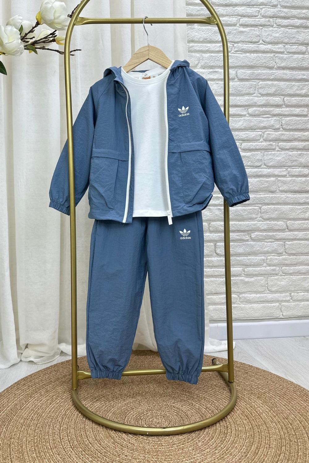 Unisex Su Geçirmez Adids Mavi Takım