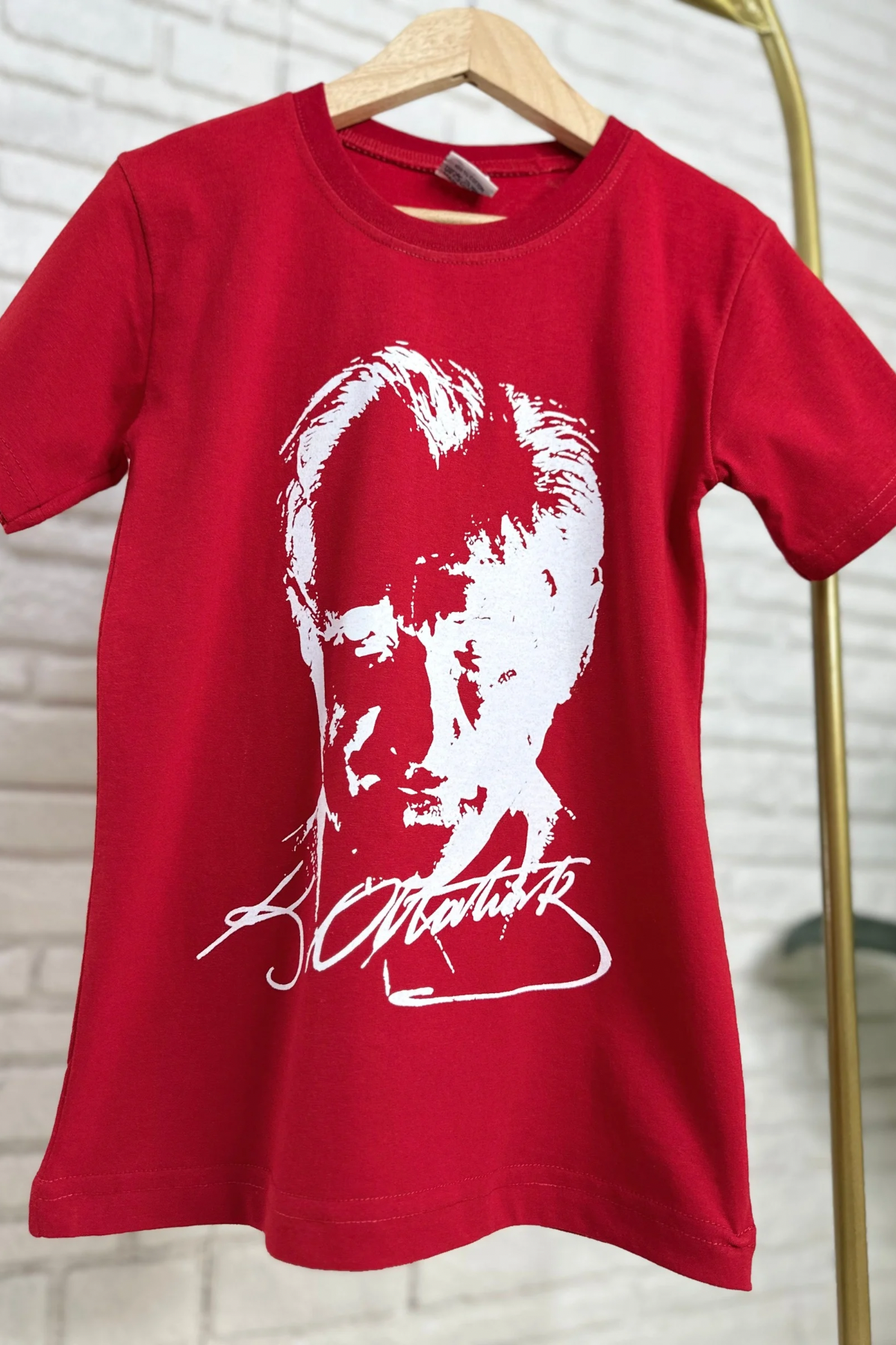 Unisex Atatürk Kırmızı T-shirt 