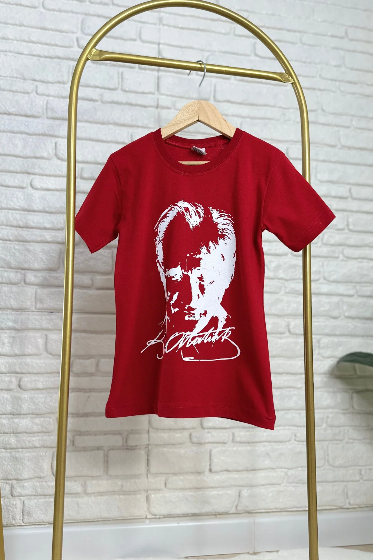 Unisex Atatürk Kırmızı T-shirt 