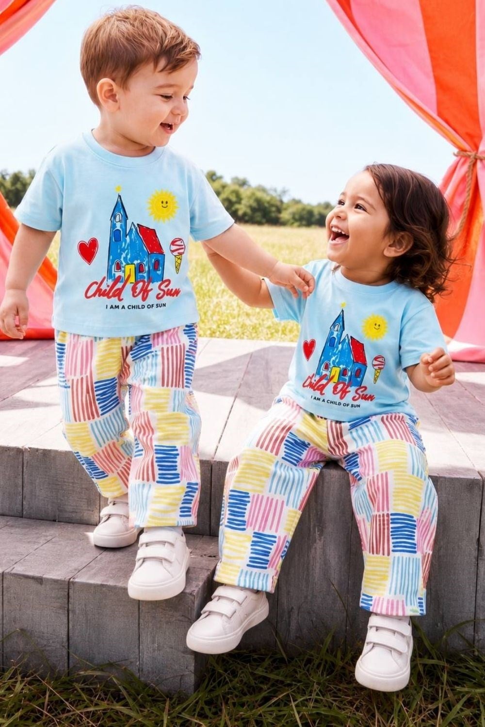 Unisex Child  Sun Set Alt Uzun Takım