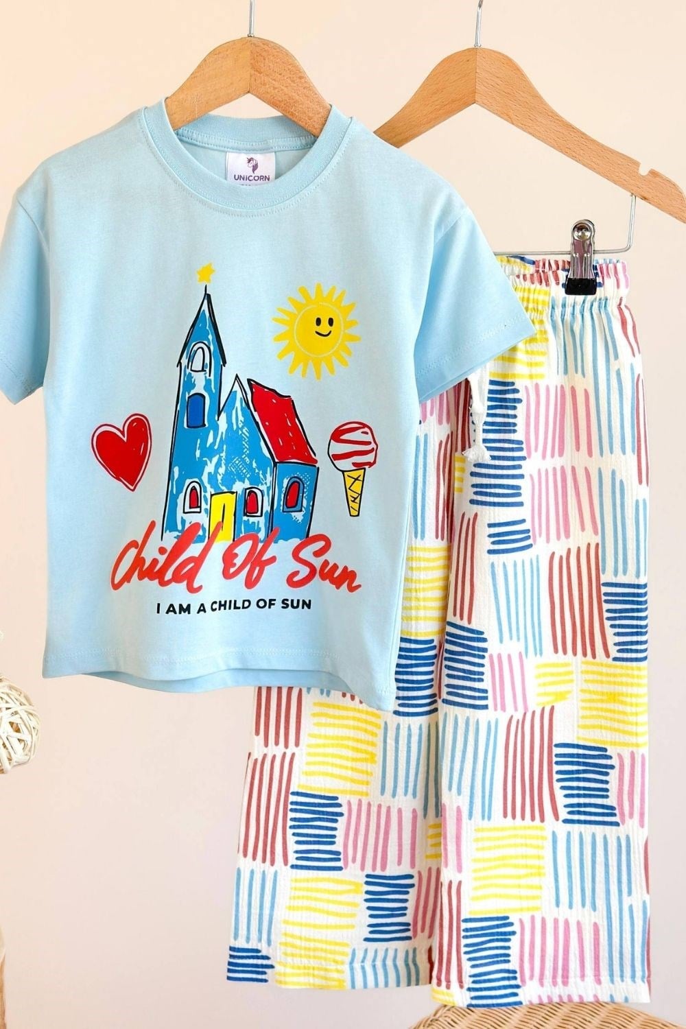 Unisex Child  Sun Set Alt Uzun Takım