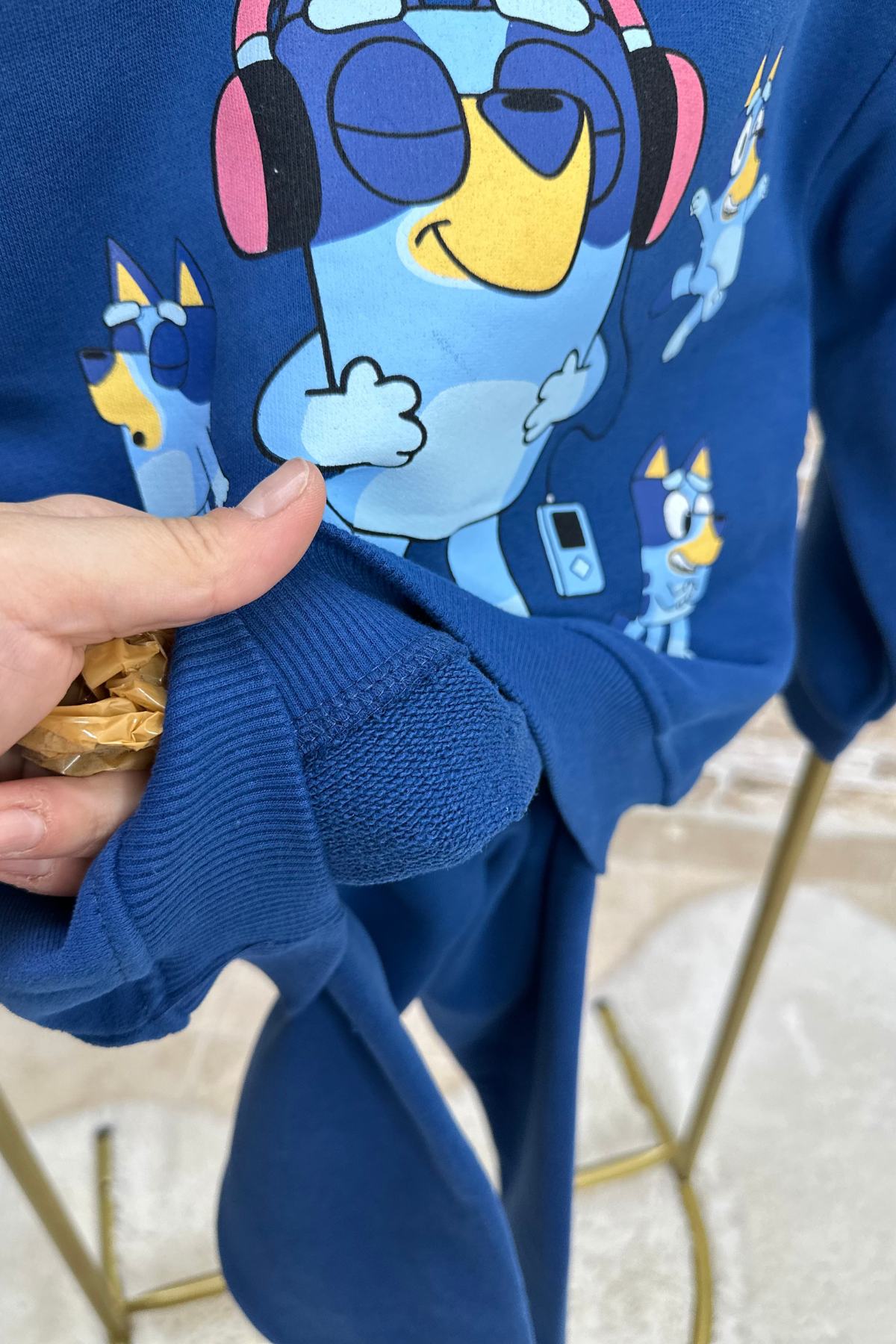 Unisex Çocuk 3 İplik Bluey Laci Takım