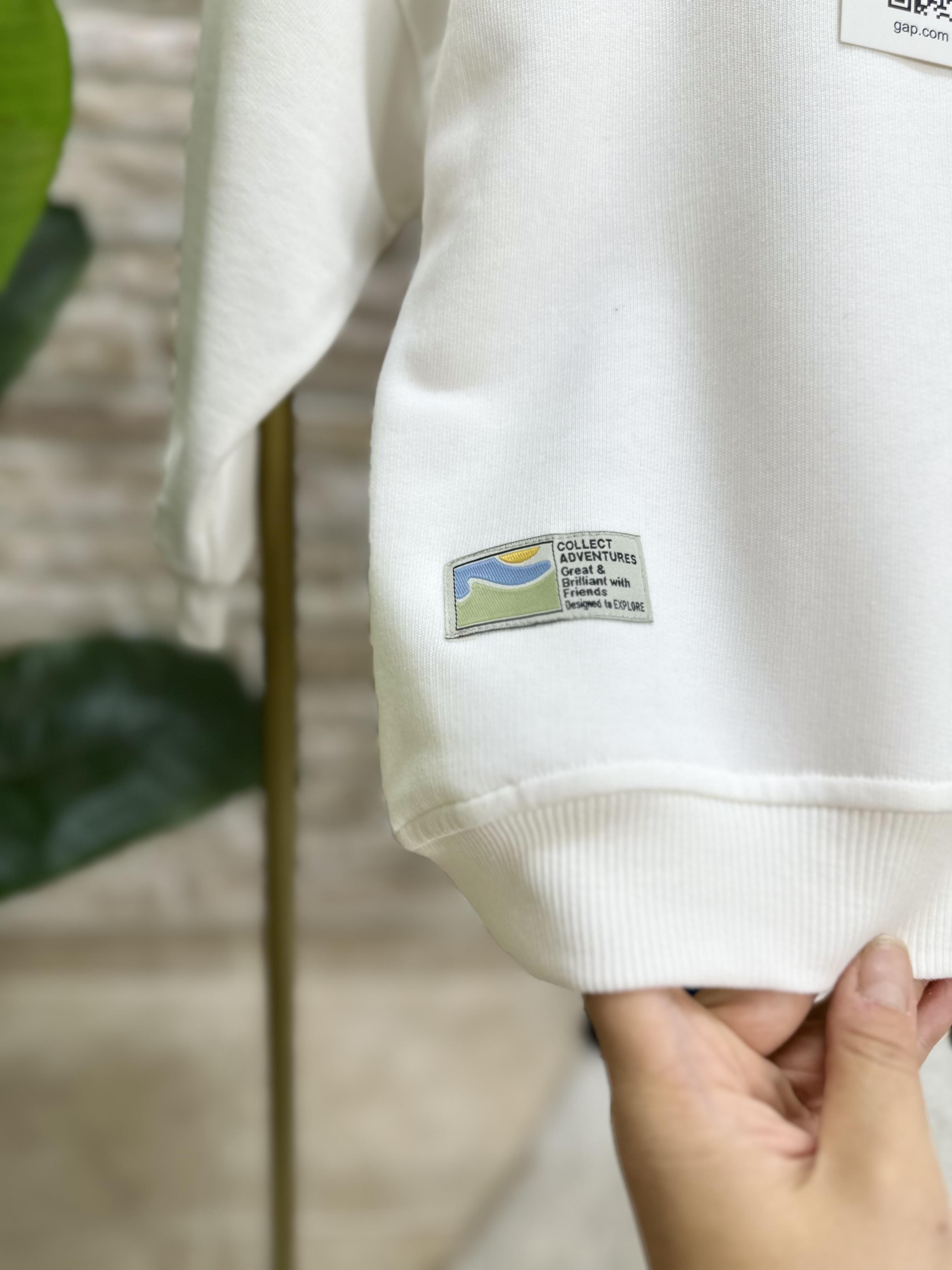 Unisex Çocuk 3 İplik Gap Laci Beyaz Takım