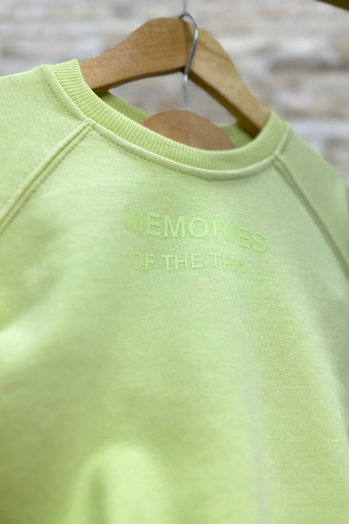 Unisex Çocuk 3 İplik Neon Yeşil Memories Takım