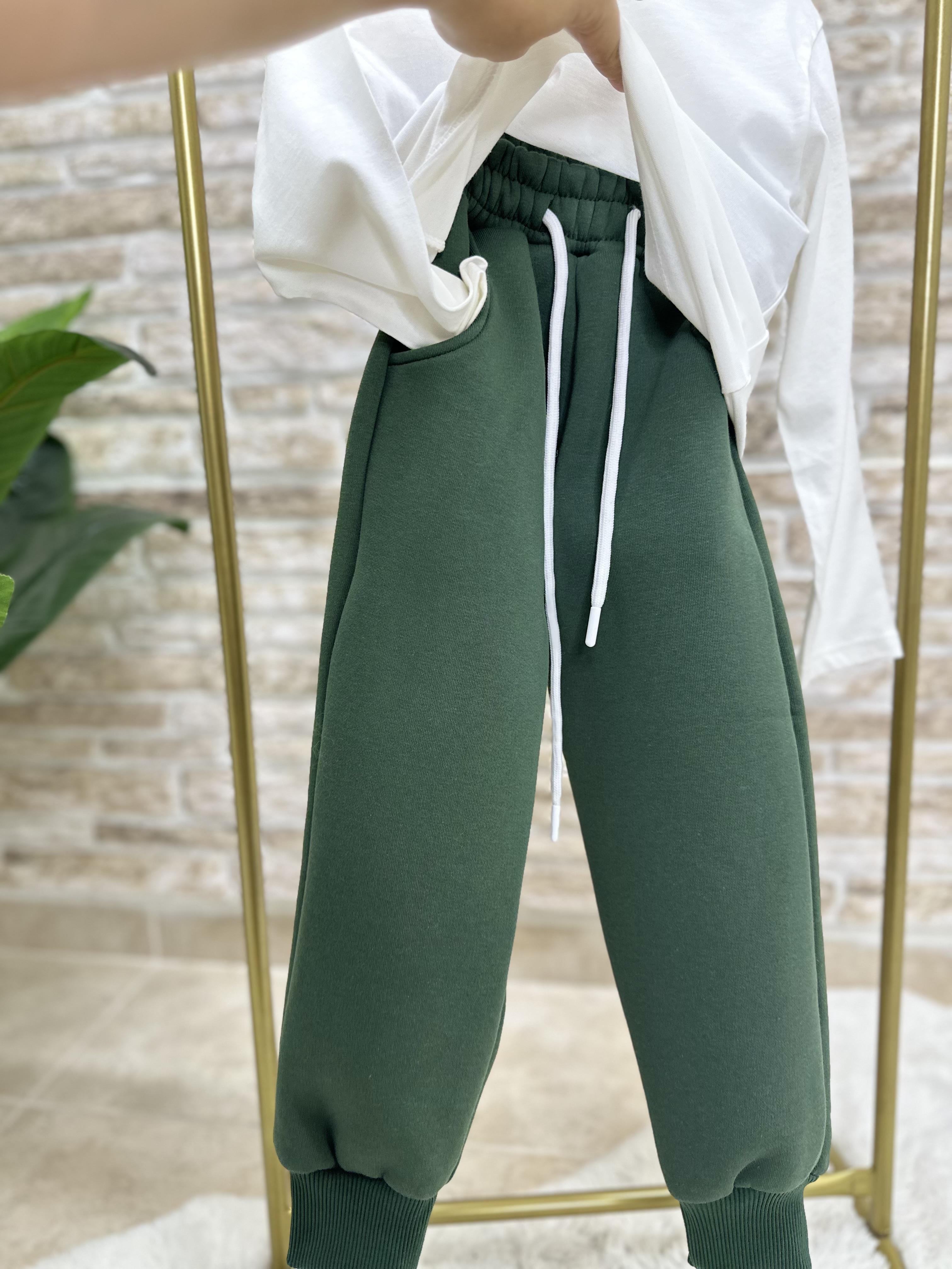 Unisex Çocuk 3 Parça Fermuarlı Şardonlu Yeşil Takım