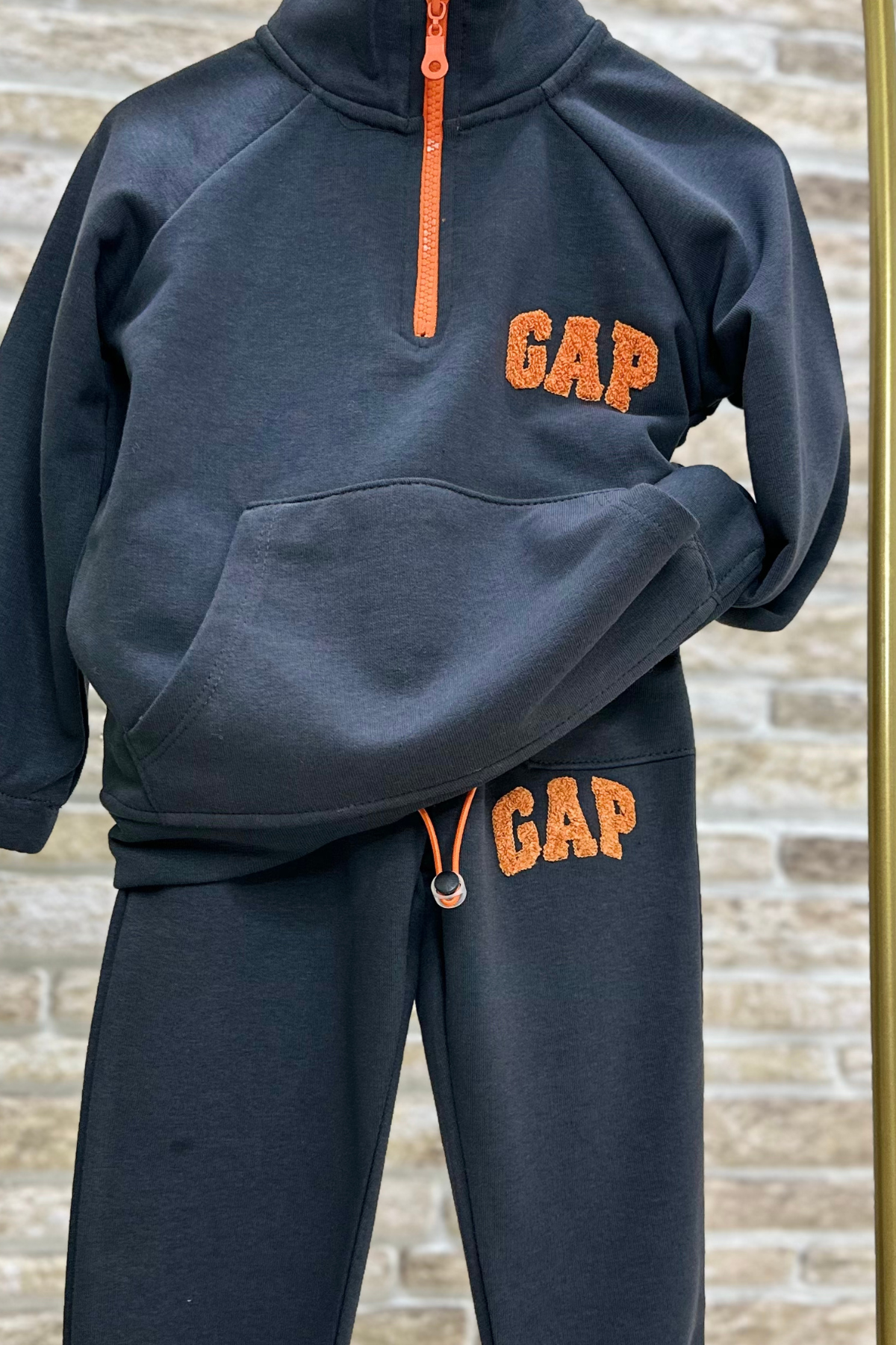 Unisex Çocuk Balıkçı Yaka Gap Takım