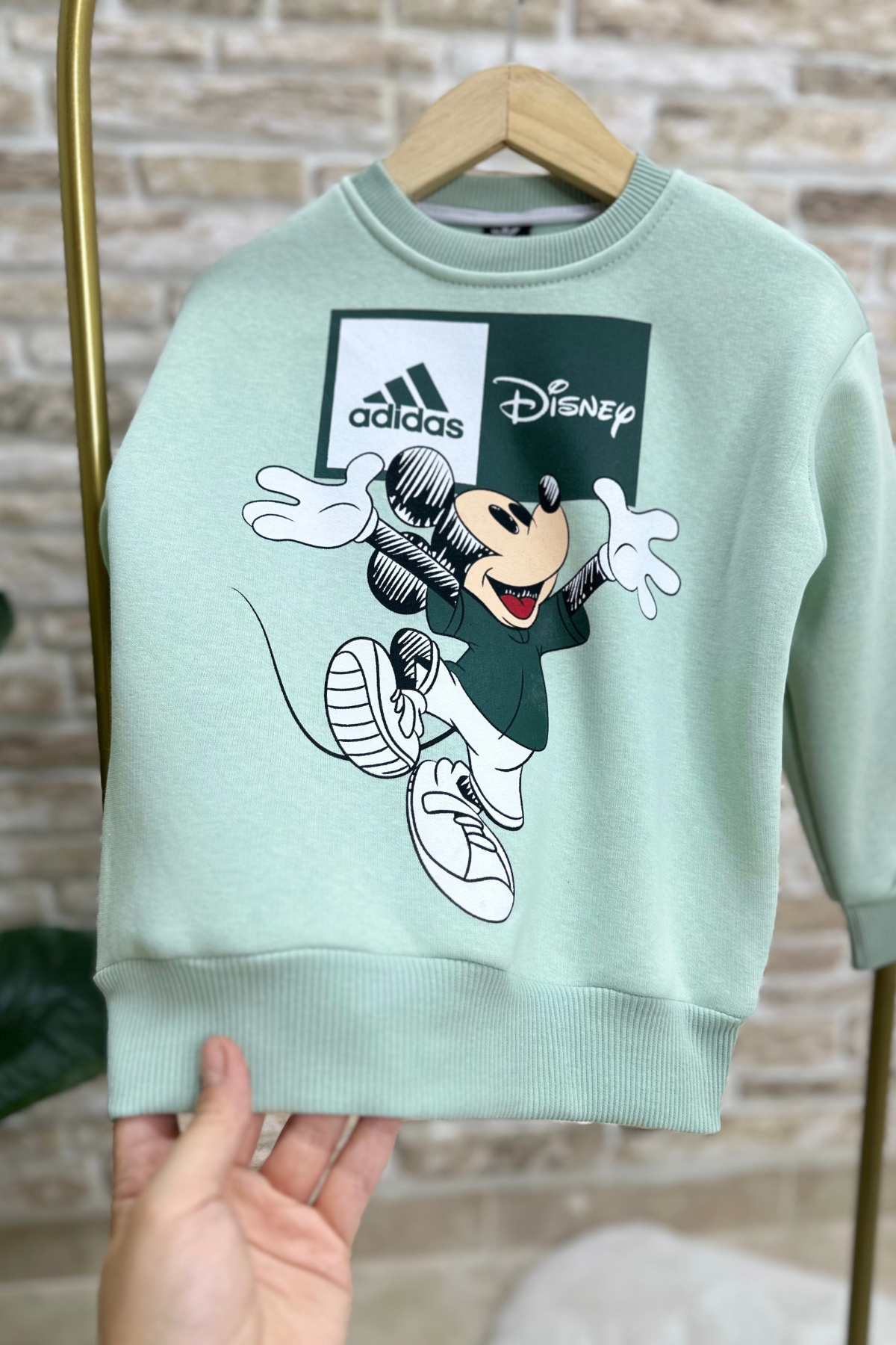 Unisex Çocuk Şardonlu Adids Yeşil Takım