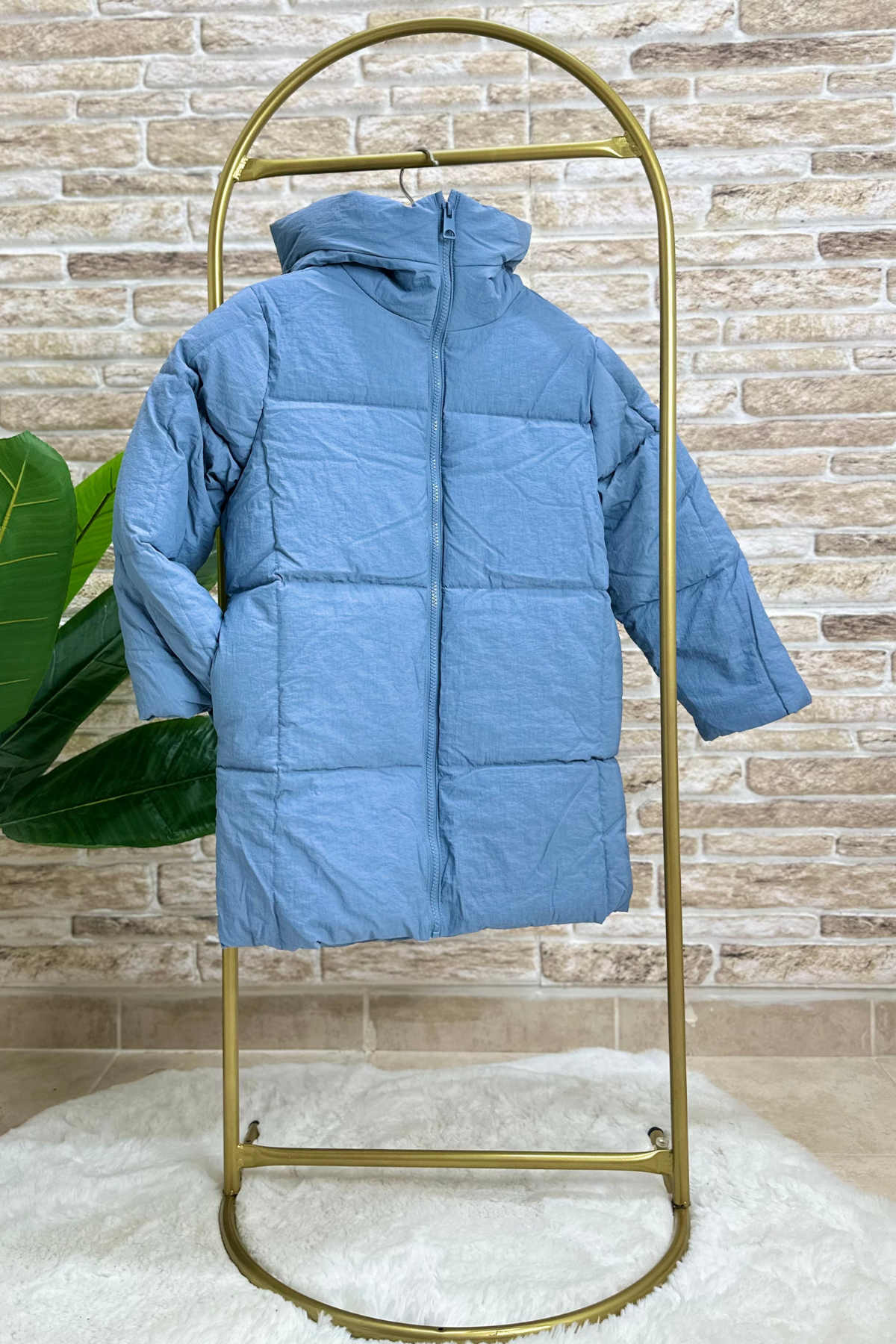 Unisex Çocuk Şişme Mont