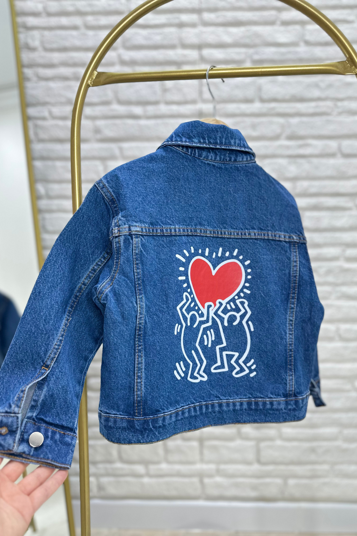 Unisex Denim Kalpli  Kot Ceket