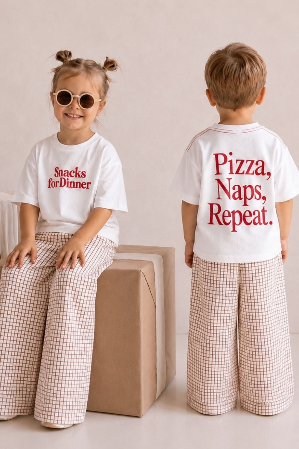 Unisex Dokuma Pantolonlu Dinner Takım
