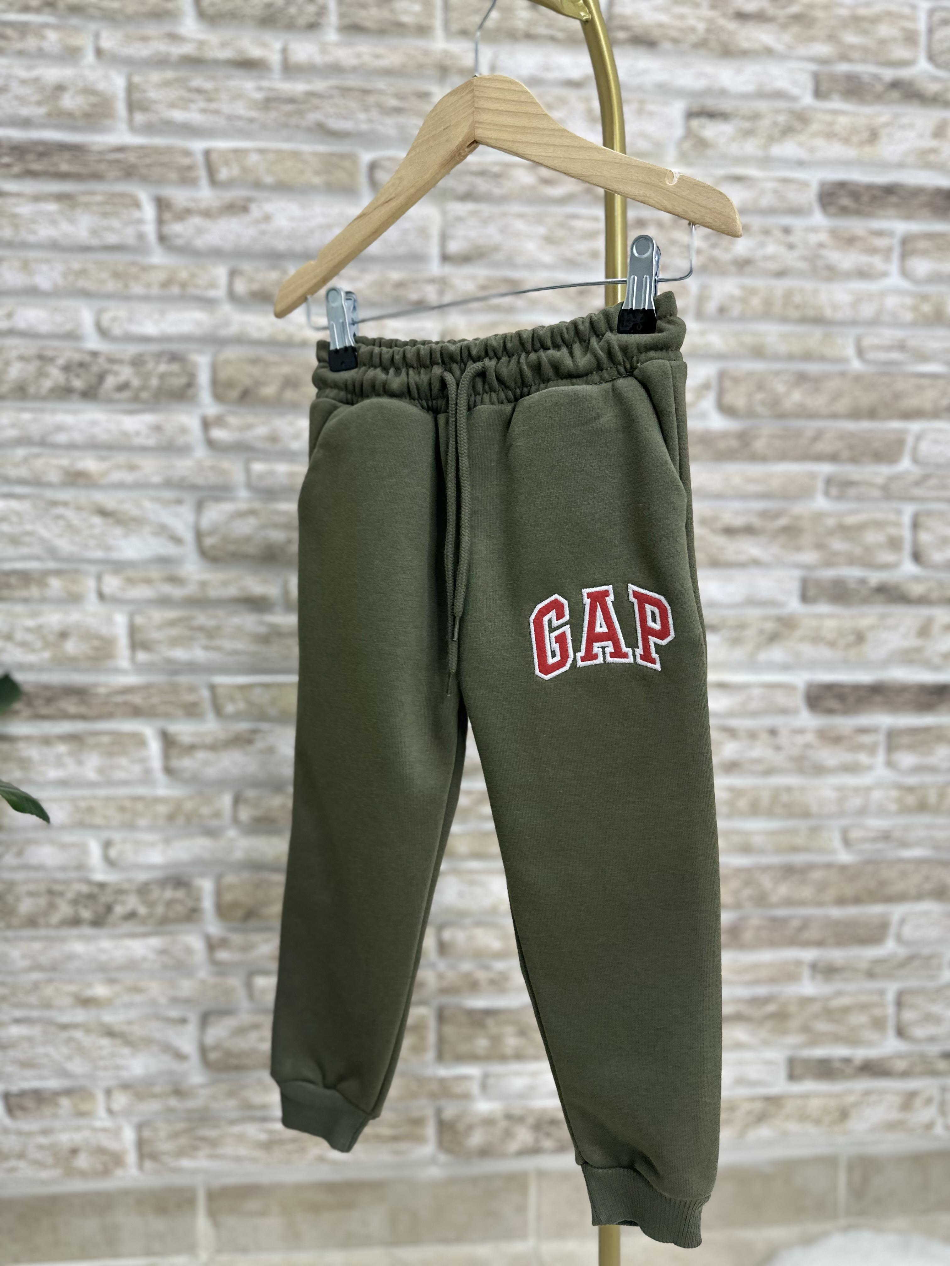 Unisex Fermuarlı Balıkçı Yaka Gap Haki Takım 
