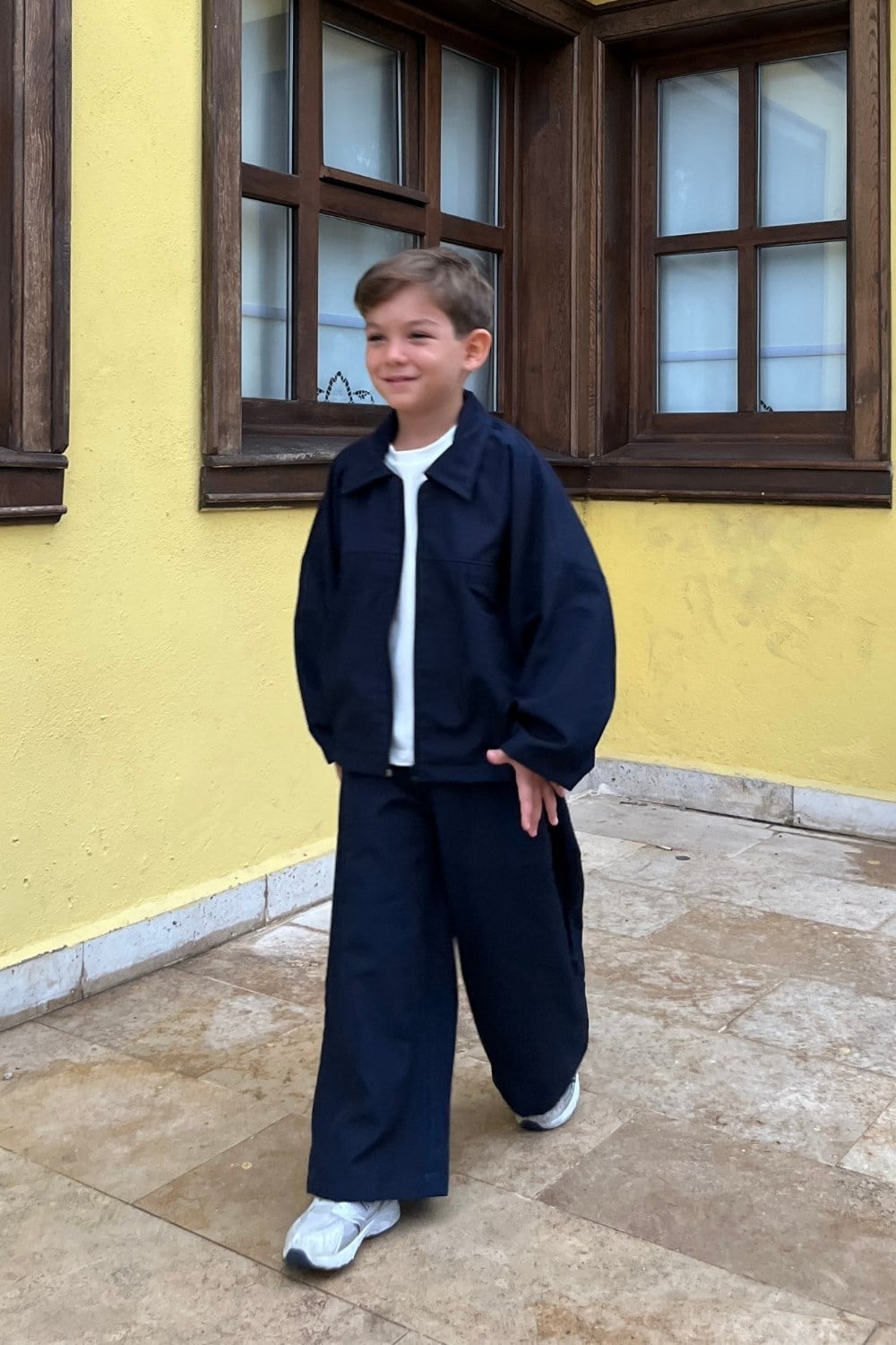 Unisex Fermuarlı Ceketli Laci Takım
