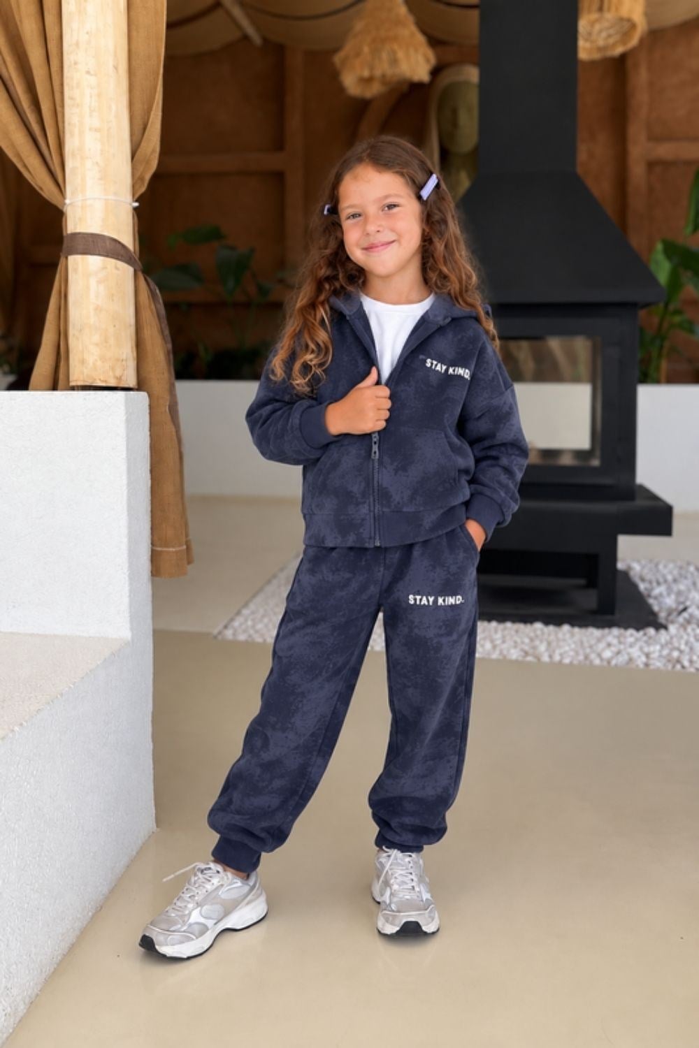 Unisex Fermuarlı Stay Kind Takım