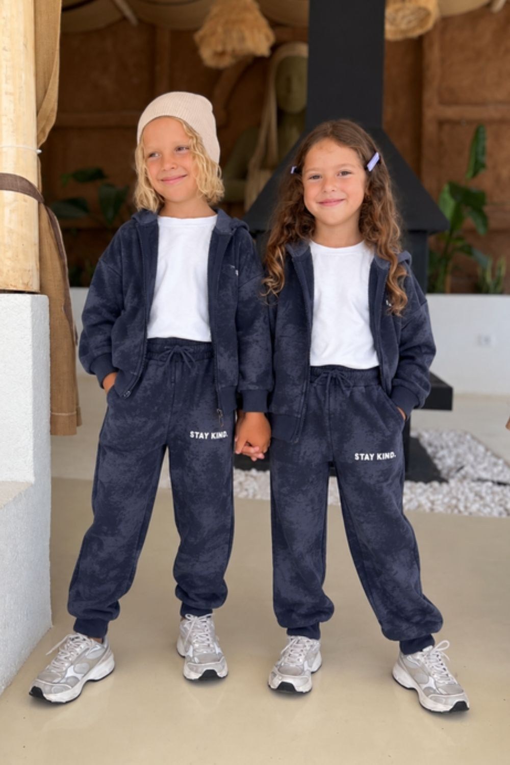 Unisex Fermuarlı Stay Kind Takım