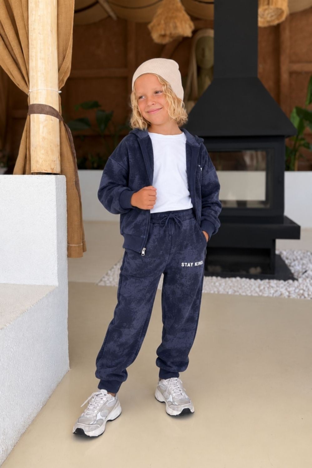 Unisex Fermuarlı Stay Kind Takım