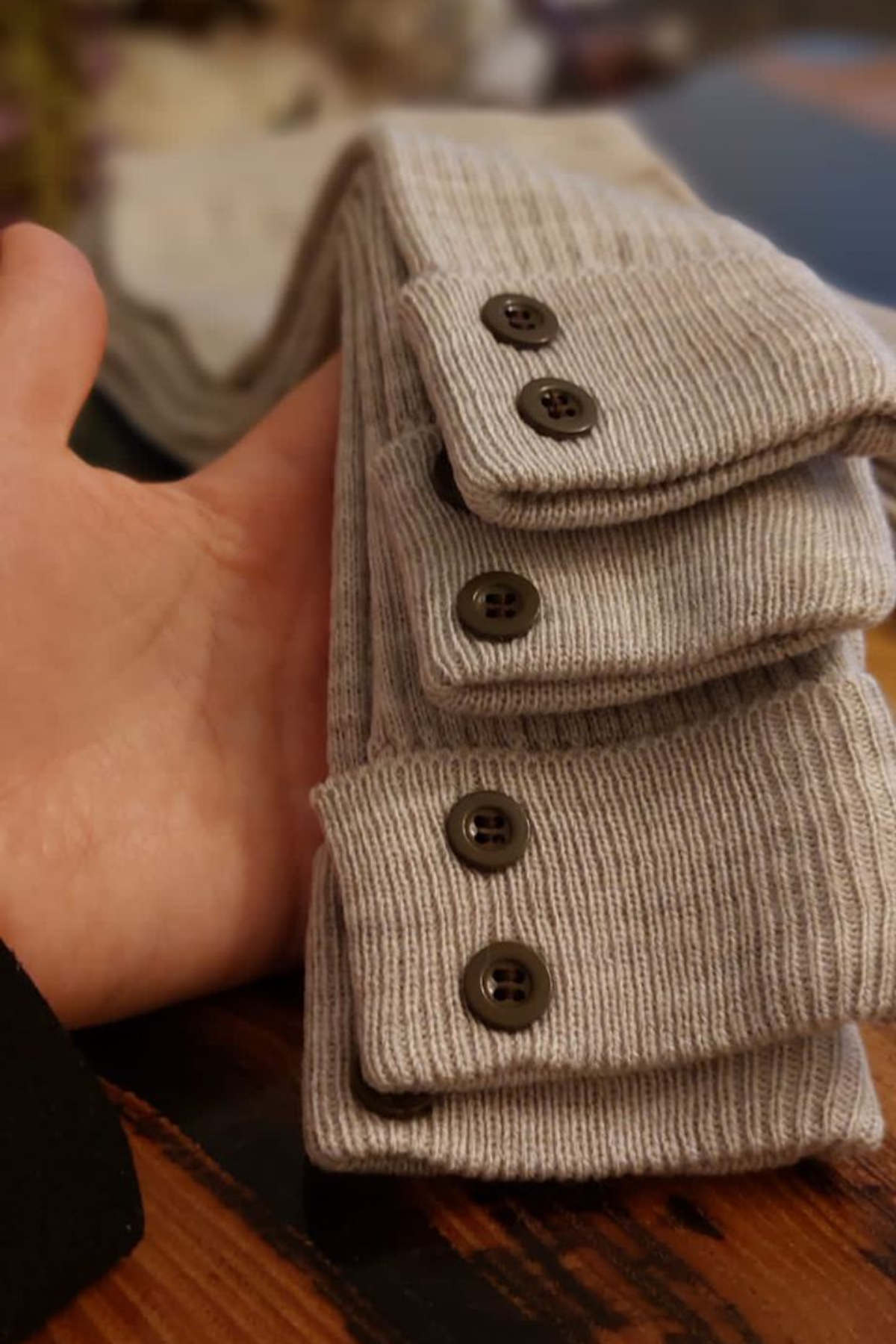 Unisex Fitilli Bej Tayt 