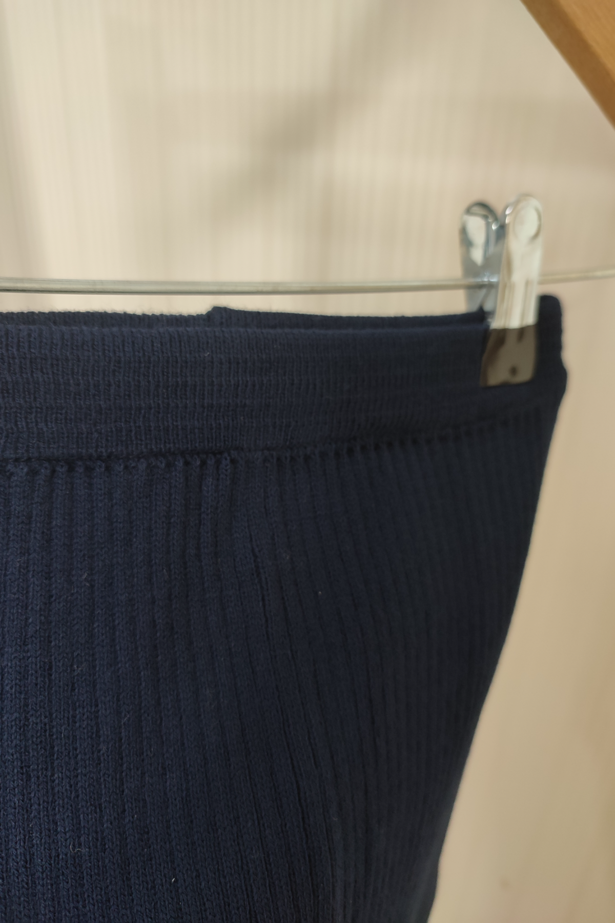 Unisex Fitilli Lacivert Tayt 