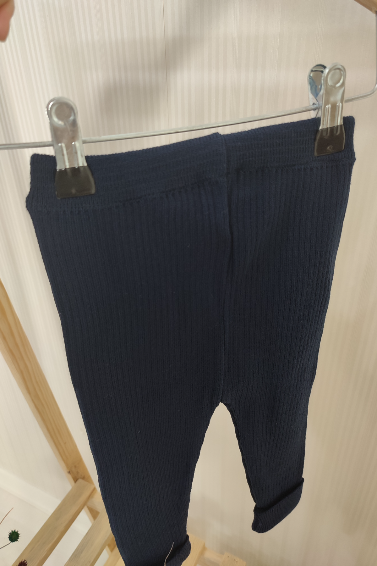 Unisex Fitilli Lacivert Tayt 