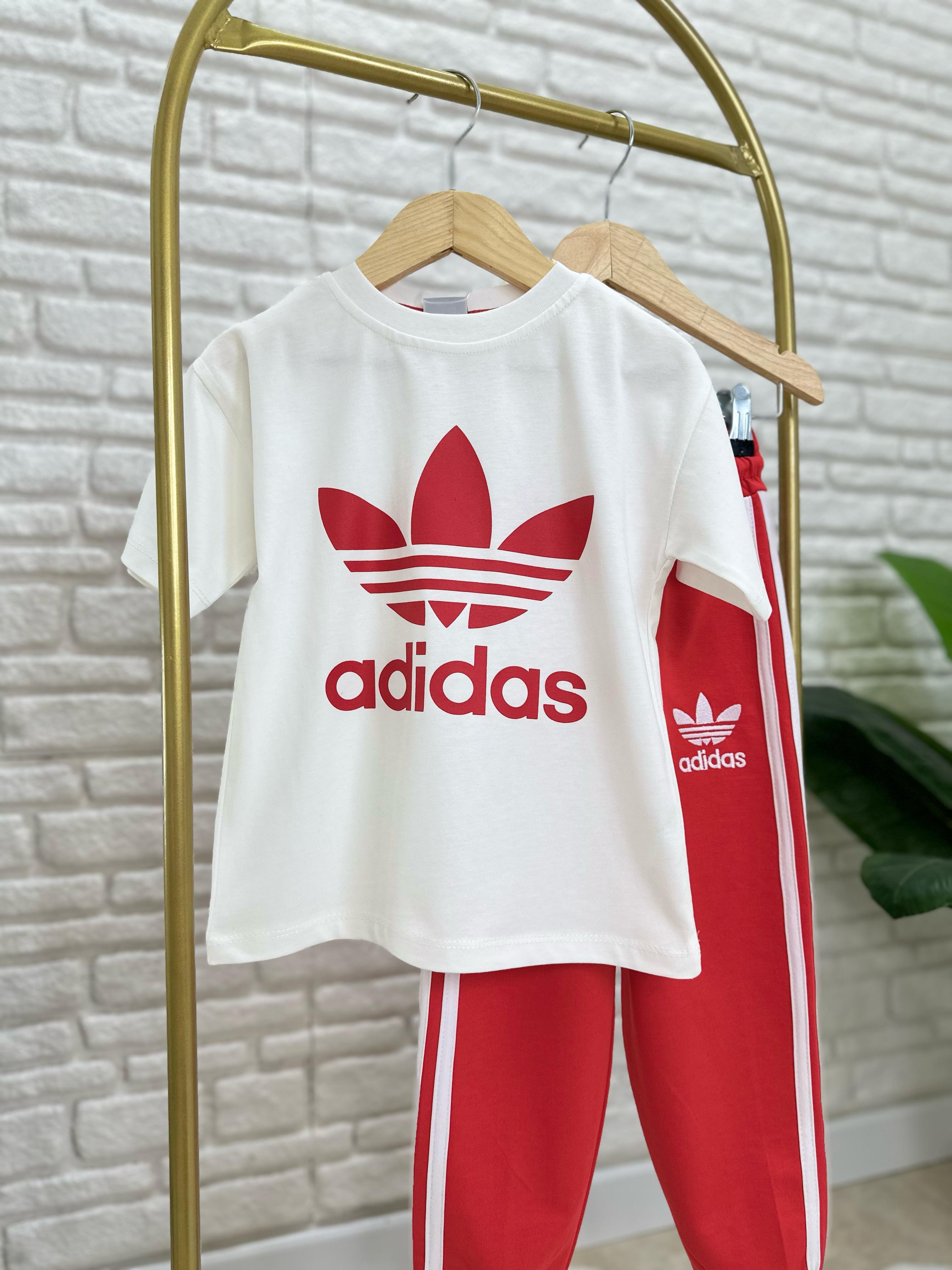 Unisex Kırmızı Adids Takım