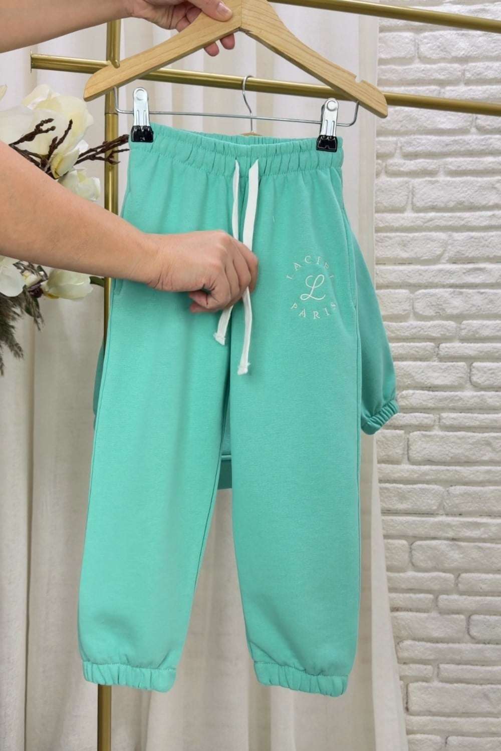 Unisex Laciel Balıkçı Yaka Fermuarlı Yeşil Takım