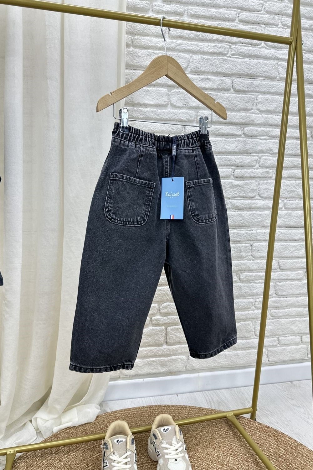 Unisex Laciel Baloon Antrasit Jean Pantolon