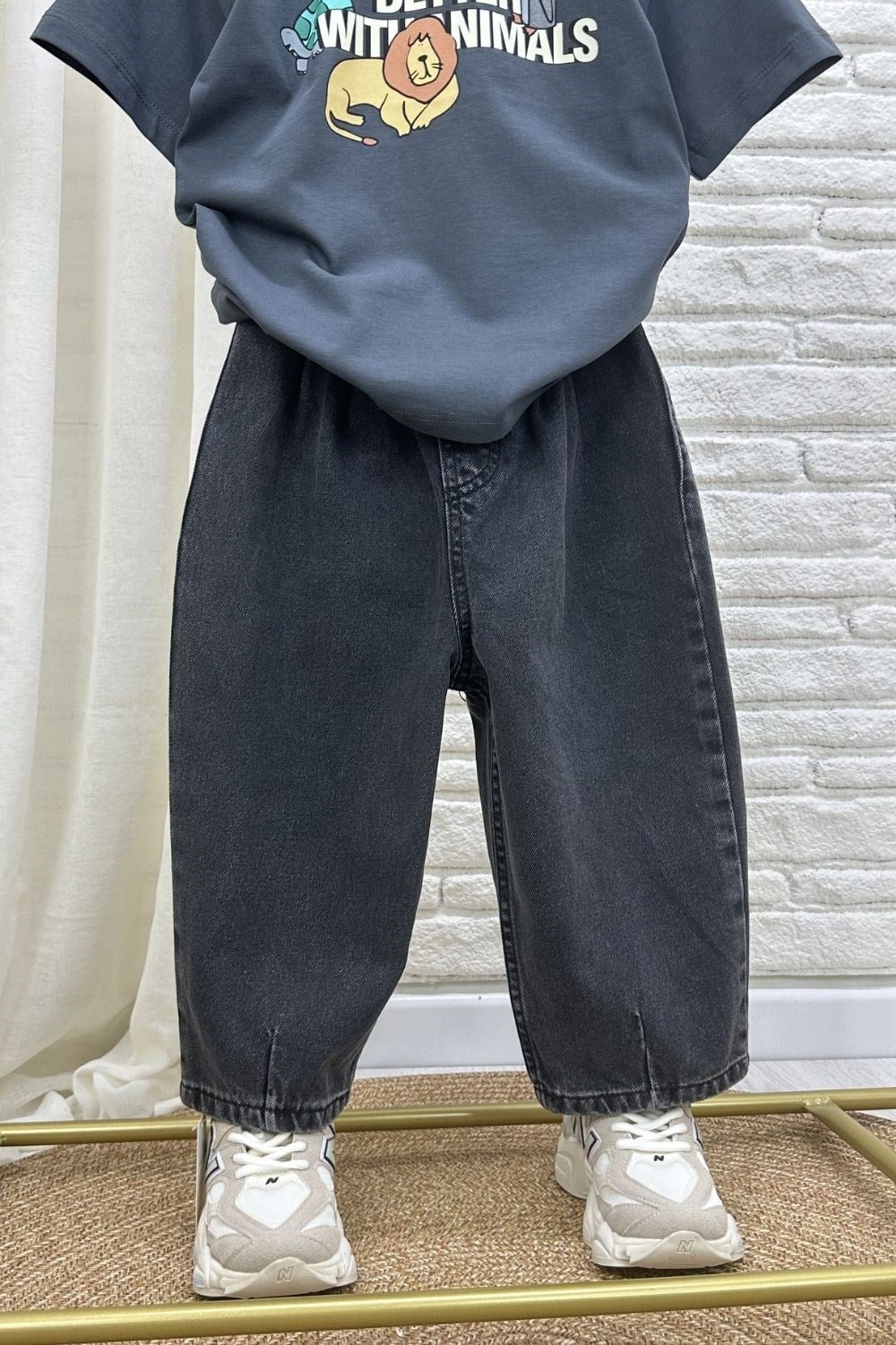 Unisex Laciel Baloon Antrasit Jean Pantolon