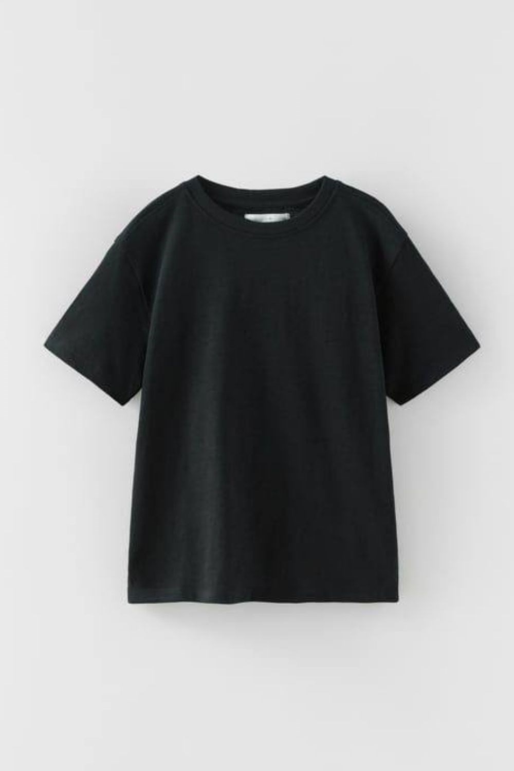 Unisex Laciel Kısa Kollu Siyah Tshirt