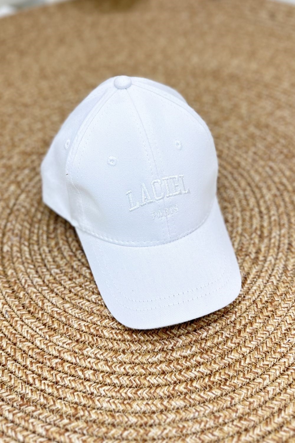Unisex Laciel Paris Beyaz Şapka