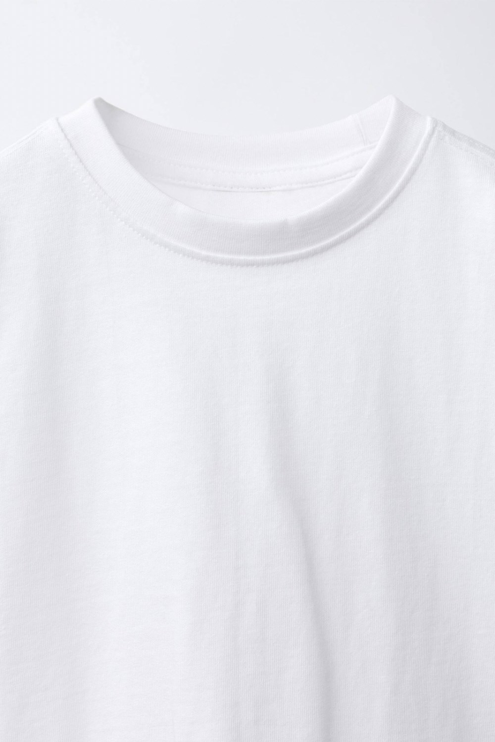 Unisex Laciel Uzun Kol Beyaz Tshirt