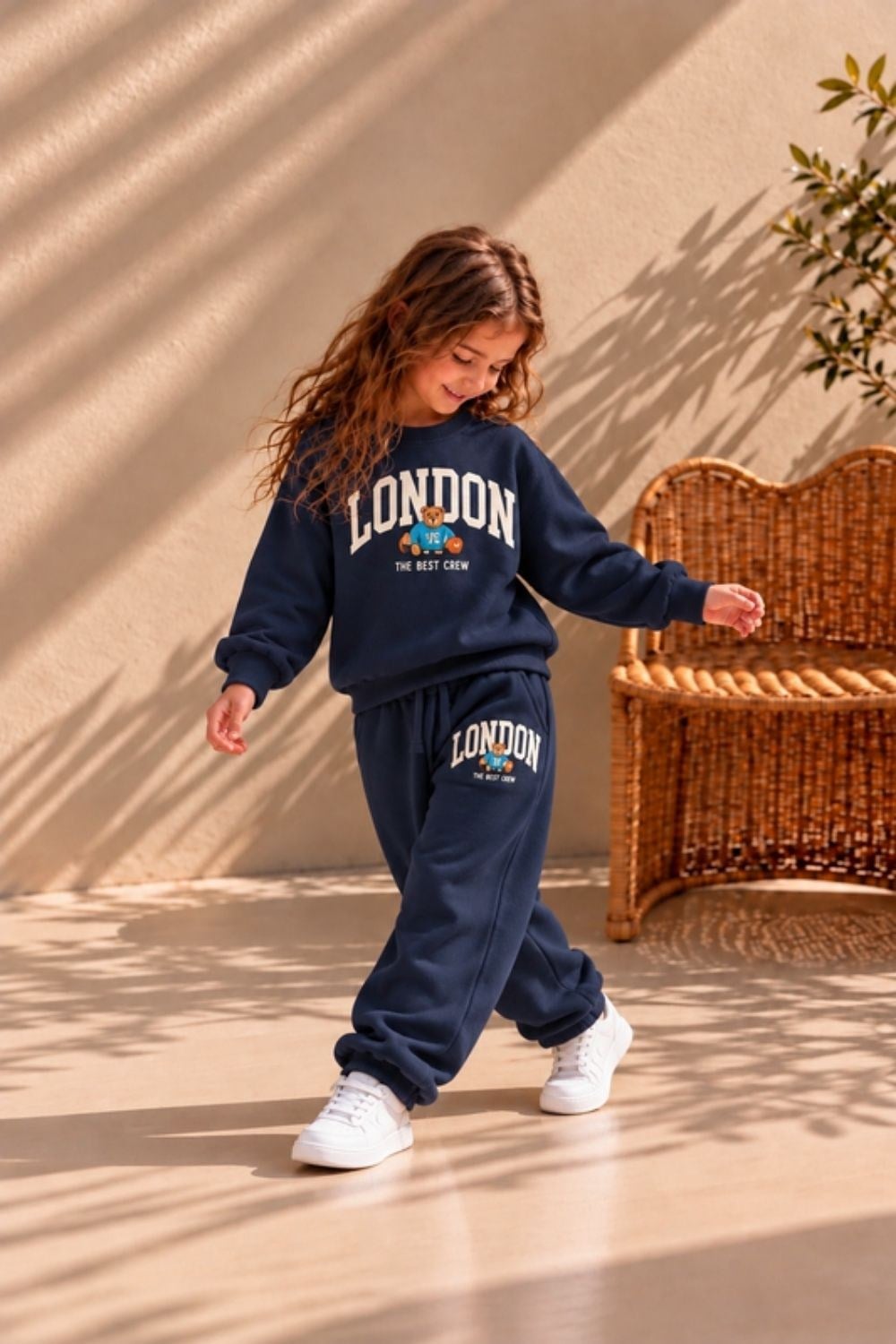 Unisex London Bisiklet Yaka 3 İplik Takım