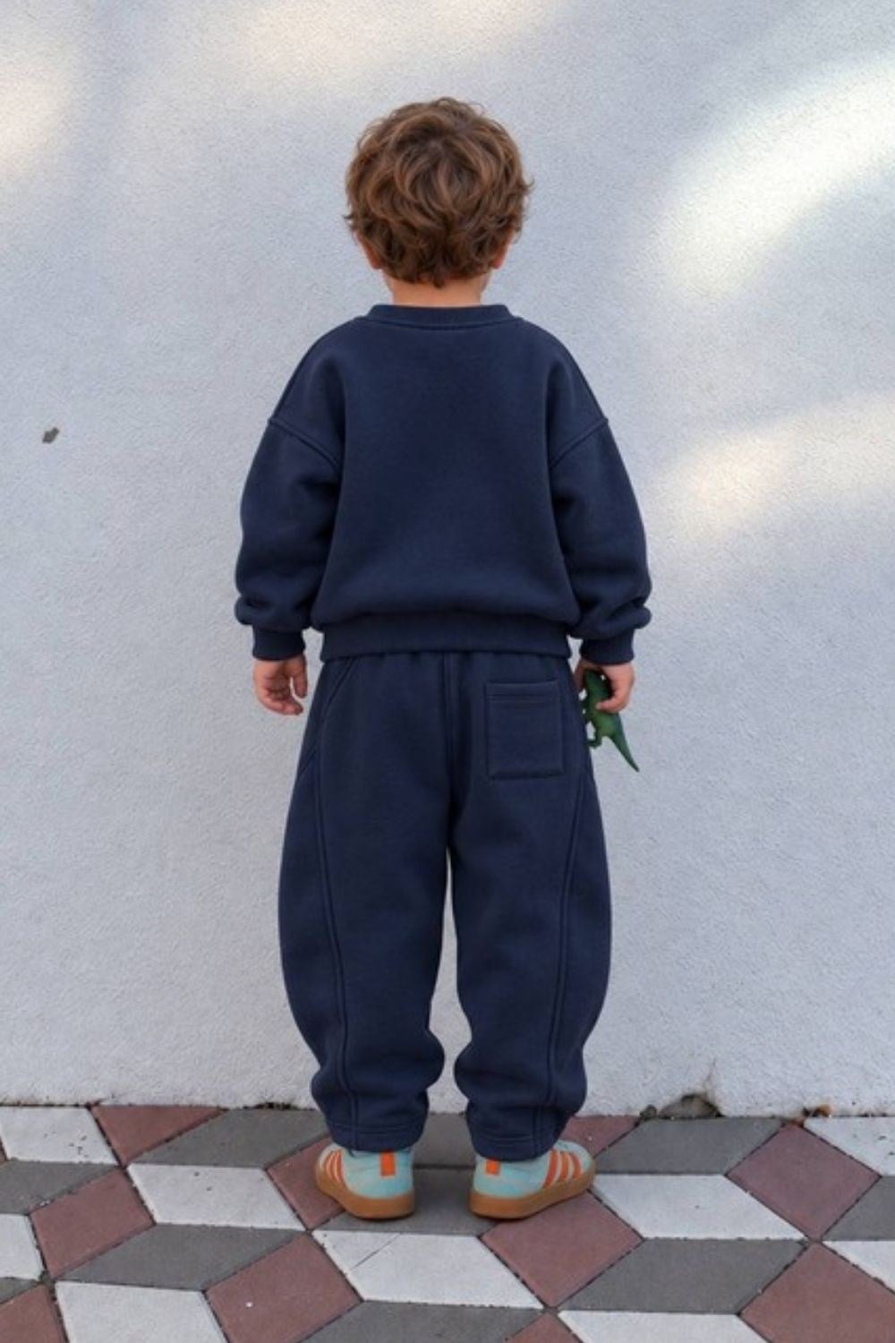 Unisex London Bisiklet Yaka 3 İplik Takım