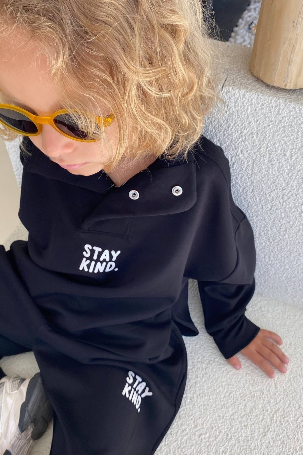 Unisex Mevsimlik Stay Kind Siyah Takım