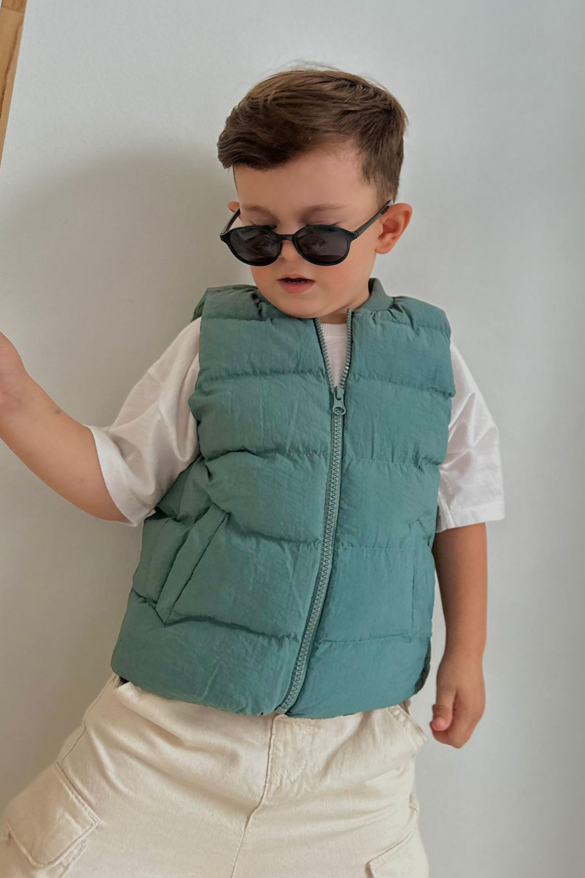 Unisex Çocuk Mint Şişme Yelek