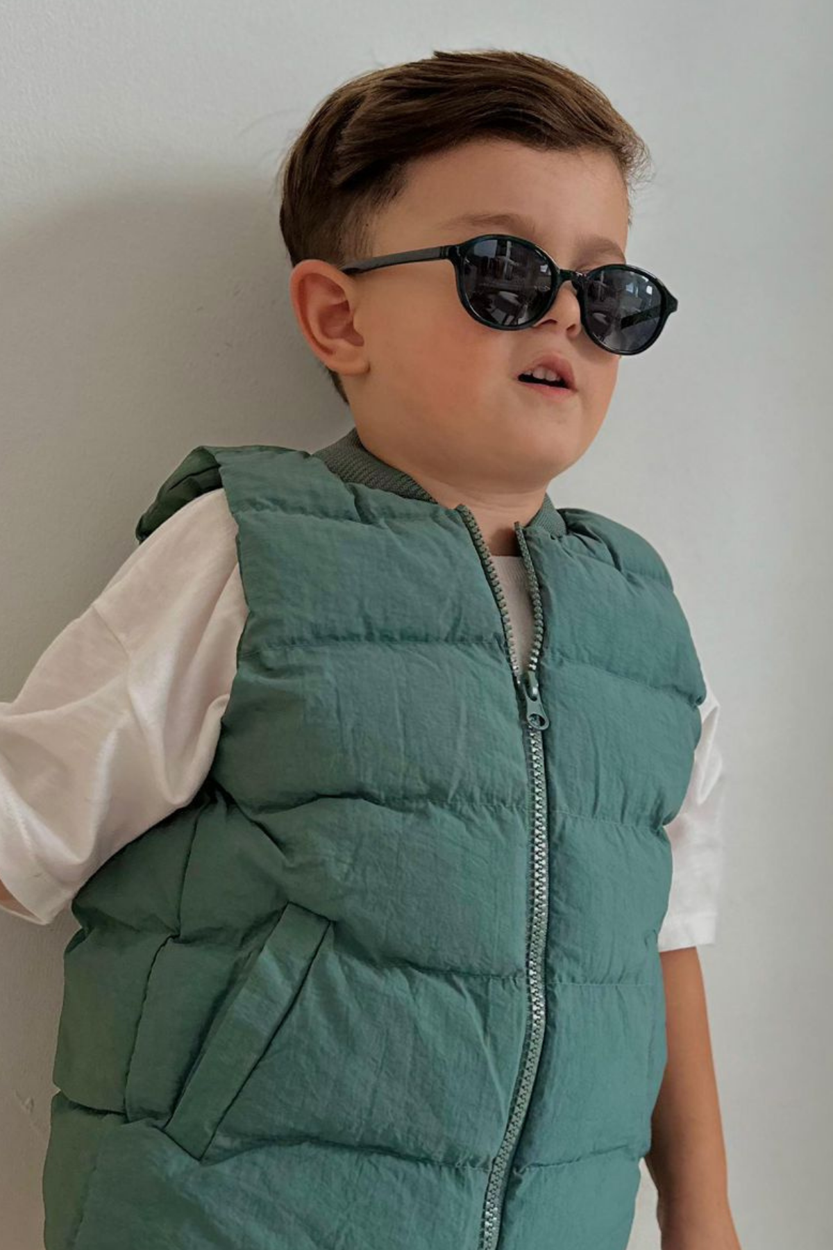 Unisex Çocuk Mint Şişme Yelek