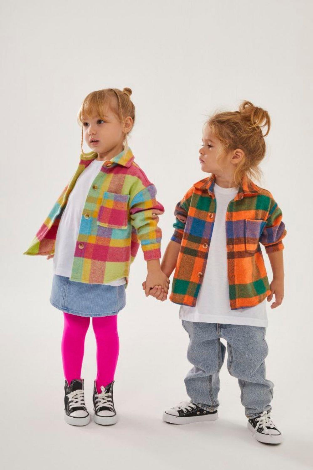 Unisex Oduncu Gömlek Renkli 