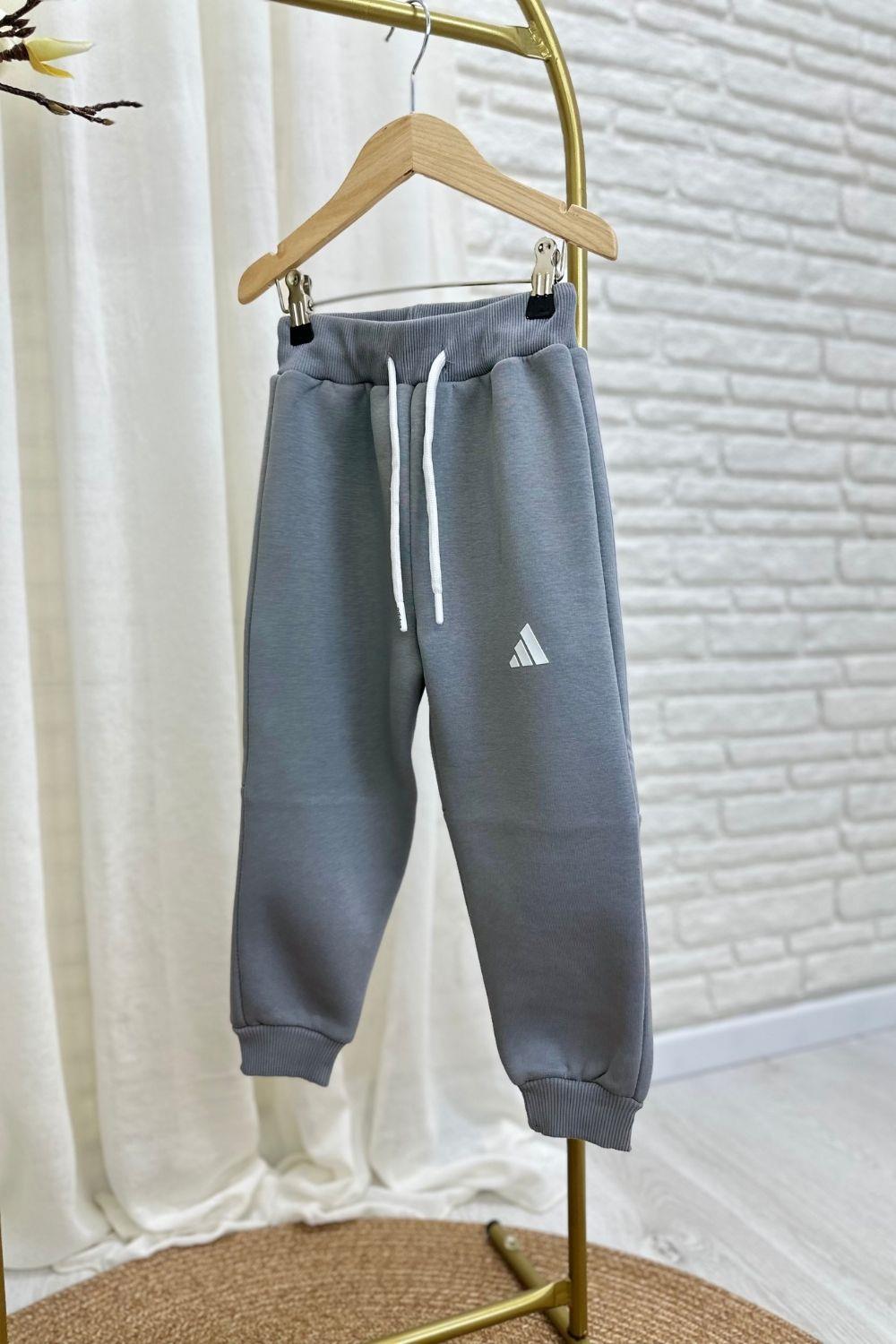 Unisex Şardonlu Gri Adids Takım