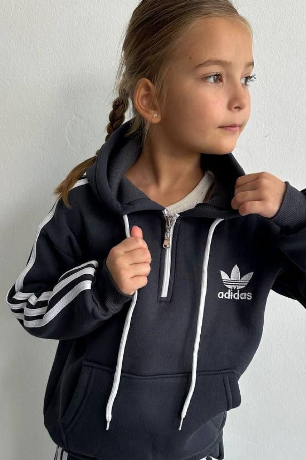 Unisex Şardonlu Lacivert Adids Takım