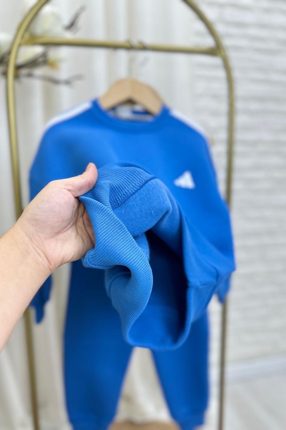 Unisex Şardonlu Saks Adids Takım