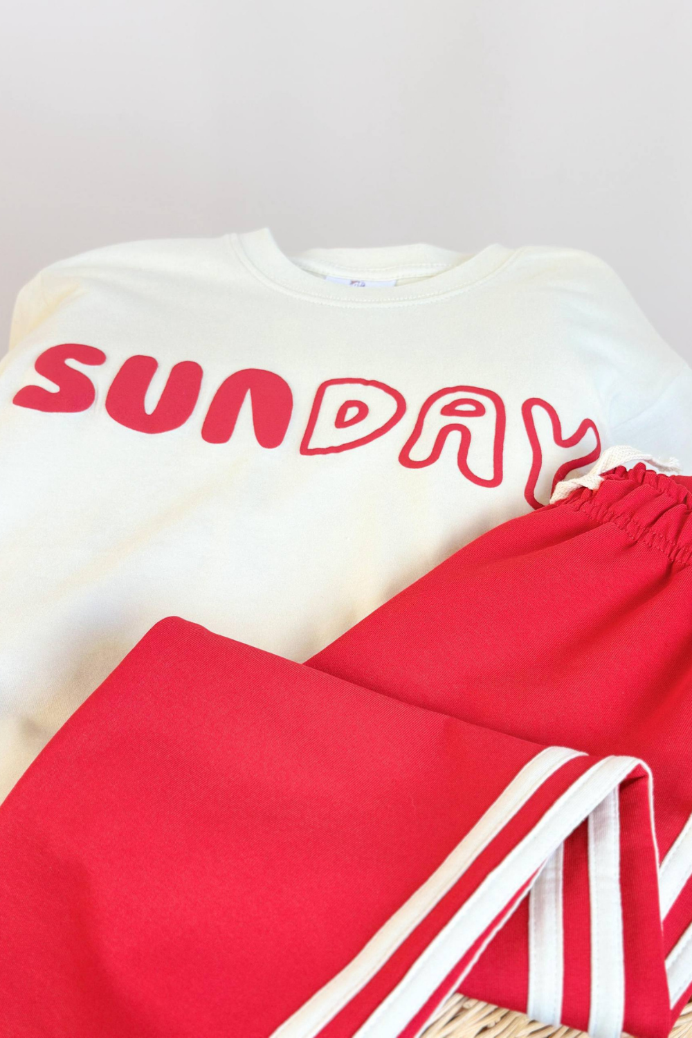 Unisex Sunday Kırmızı İkili Takım
