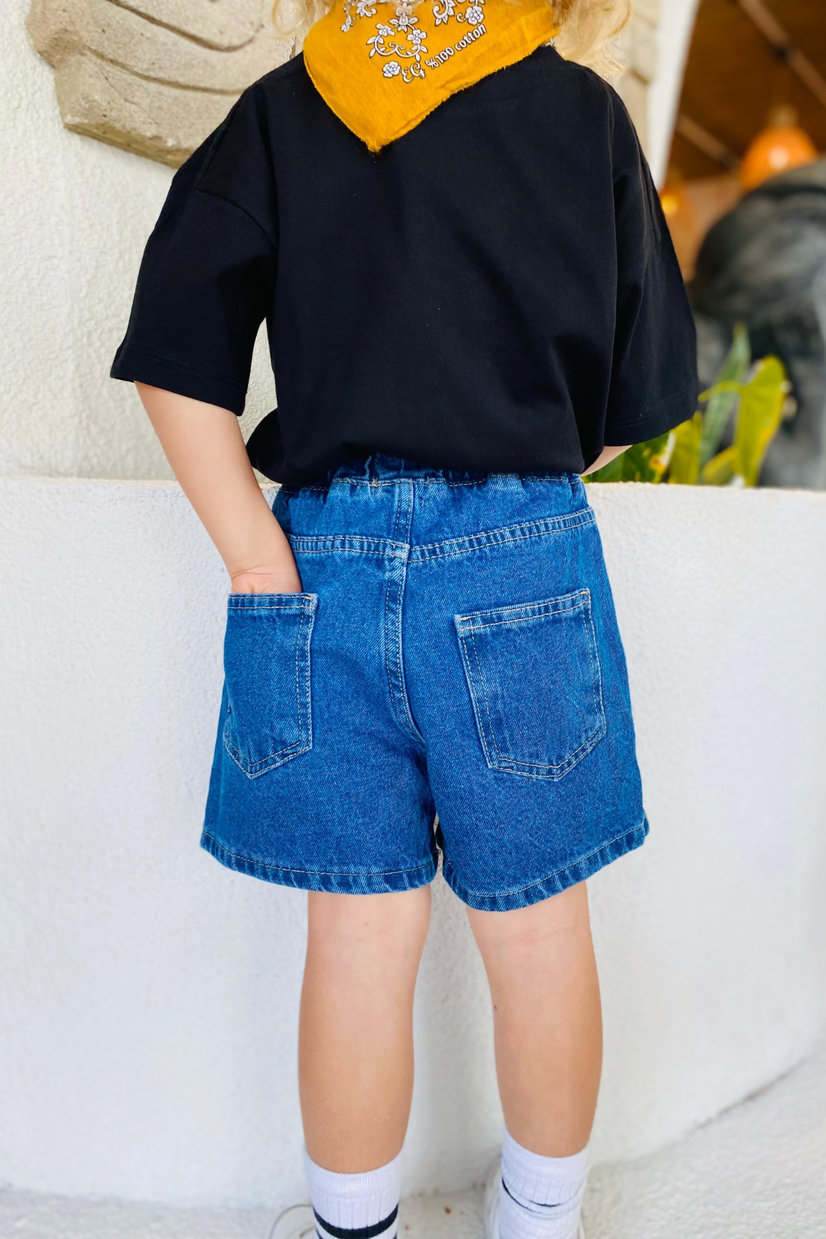 Unisex Tshirt & Denim Şortlu Takım