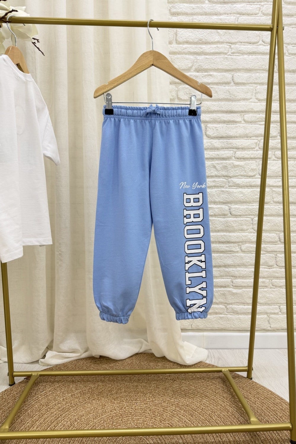 Unisex Tshirtlü Brooklyn Mavi Takım