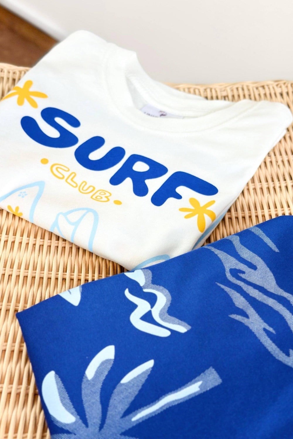 Unisex Tshirtlü Surf Laci İkili Takım