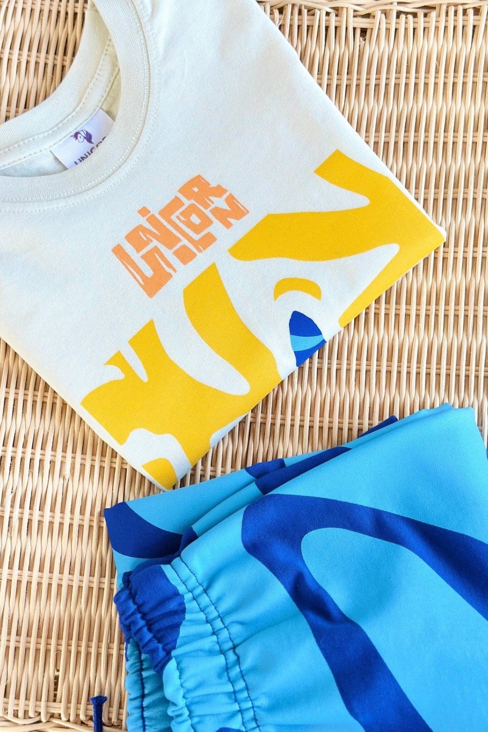 Unisex Tshirtlü Unicorn Laci İkili Takım